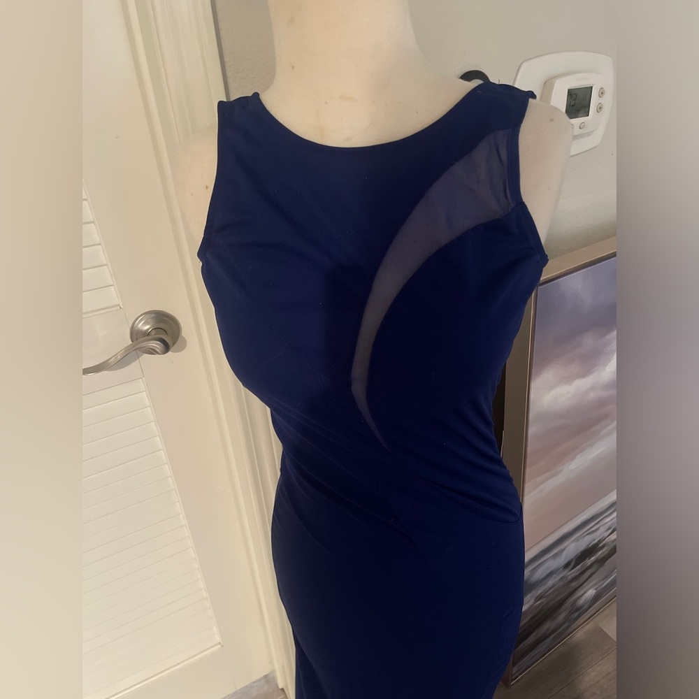 Navy Blue Gown - Picture 4 of 5